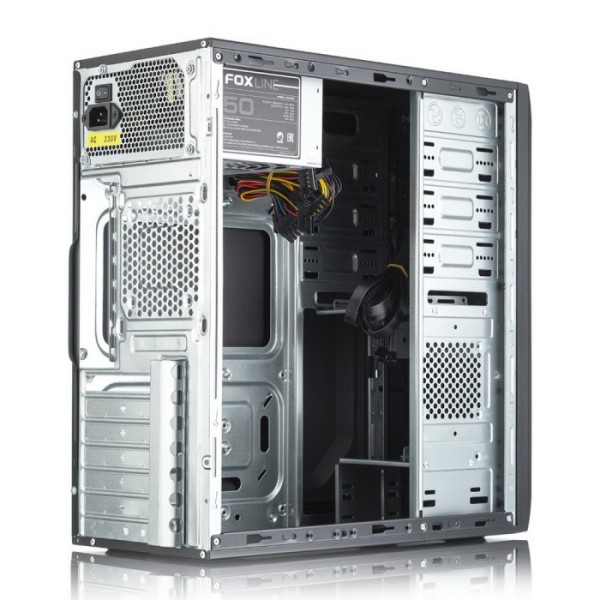Корпус Foxline FL-815 450W Black (450Вт, 2xUSB3.0)