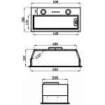 Вытяжка Maunfeld THAMES 601M INOX