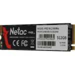 Жесткий диск SSD 512Гб Netac N930E Pro (2280, 2080/1700 Мб/с, 200000 IOPS, PCI-E, для ноутбука и настольного компьютера)