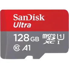 Карта памяти microSDXC 128Гб SanDisk (Class 10, 140Мб/с, UHS-I, без адаптера) [SDSQUAB-128G-GN6MN]