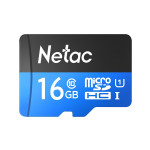 Карта памяти microSDHC 16Гб Netac (Class 10, 80Мб/с, UHS-I U1, адаптер на SD)