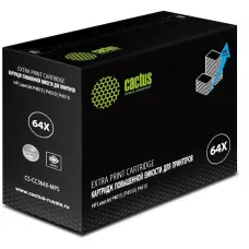 Тонер-картридж Cactus CS-CC364X-MPS (черный; 30000стр; LJ P4015, P4510, P4515) [CS-CC364X-MPS]