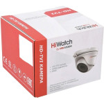 Камера видеонаблюдения HiWatch DS-T203(B) (6 мм) (аналоговая, купольная, поворотная, уличная, 2Мп, 6-6мм, 1920x1080, 25кадр/с)