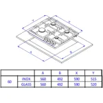 Варочная поверхность Weissgauff HGG 641 BEB