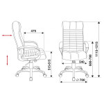 Кресло руководителя Бюрократ KB-10