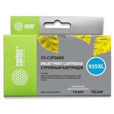 Чернильный картридж Cactus HP 935XL CS-C2P26AE (желтый; 14,6стр; OJ Pro 6230, 6830) [CS-C2P26AE]