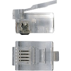 Коннектор Lanmaster TWT-PL12-6P4C/100 (100шт) [TWT-PL12-6P4C/100]