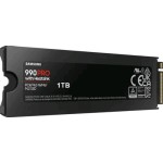 Жесткий диск SSD 1Тб Samsung 990 PRO (2280, 7450/6900 Мб/с, 1550000 IOPS, PCIe 4.0 x4 (NVMe), 1024Мб, для ноутбука и настольного компьютера)