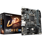 Материнская плата Gigabyte H410M H V2 (LGA1200, Intel H470 Express, 2xDDR4 DIMM, microATX, RAID SATA: 0,1,5,10)