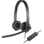 Гарнитура Logitech USB Headset Stereo H570e (оголовье, с проводом, накладные, USB Type-A, 111г)