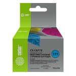 Чернильный картридж Cactus HP 177 CS-C8773 (желтый; 11,4стр; PS 3213, 3313, 8253, C5183, C6183, C6283, C7183, C7283, C8183, D7163, D7263, D7363, D7463)