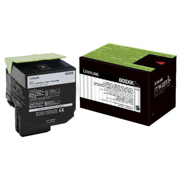 Картридж Lexmark 80C8XK0 (черный; 8000стр; CX510de,CX510dhe,CX510dthe)