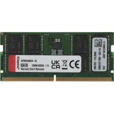 Память SO-DIMM DDR5 32Гб 5600МГц Kingston (44800Мб/с, CL46, 262-pin, 1.1) [KVR56S46BD8-32]