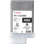 Чернильный картридж Canon PFI-102MBK (черный матовый; 130мл; iPF500, 600, 700, 610, 710)