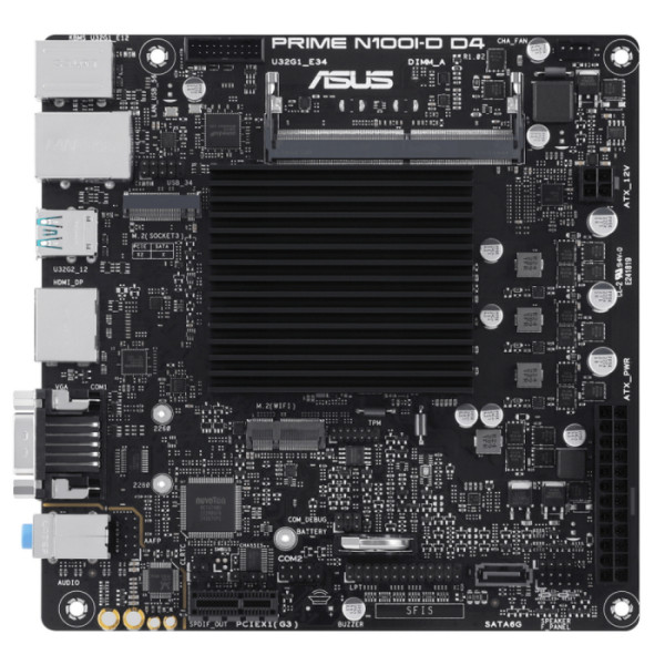 Материнская плата ASUS PRIME N100I-D D4-CSM (x)