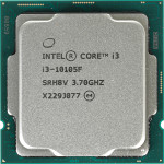 Процессор Intel Core i3-10105F (3700MHz, LGA1200, L3 6Mb)