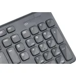 Клавиатура и мышь Oklick 220 M Wireless Keyboard & Optical Mouse Black USB (радиоканал, классическая мембранная, 105кл, светодиодная, кнопок 3, 1000dpi)