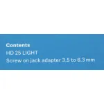 Наушники Sennheiser HD 25 Light (проводные мониторные оголовье закрытые, 1.5м, 3.5 мм)