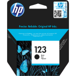 Чернильный картридж HP 123 (черный; 120стр; DJ 2130)