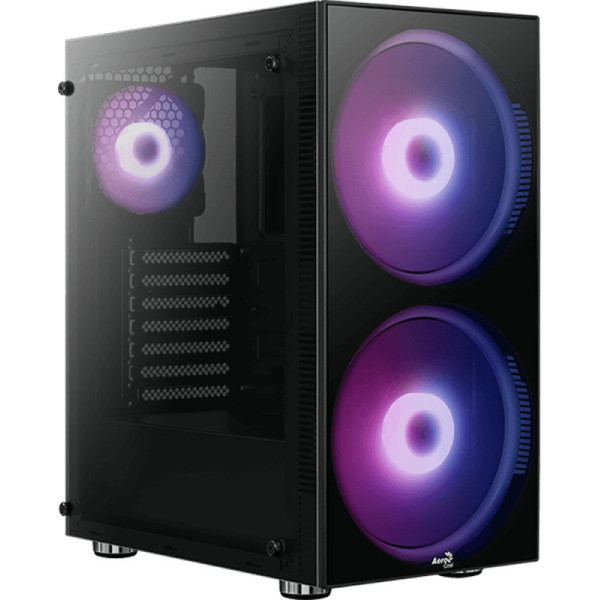 Корпус Aerocool Python-G Black (Midi-Tower, 2xUSB3.0)