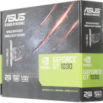 Видеокарта GeForce GT 1030 1266МГц 2Гб ASUS (PCI-E, GDDR5, 64бит, 1xDVI, 1xHDMI, 1xDP)