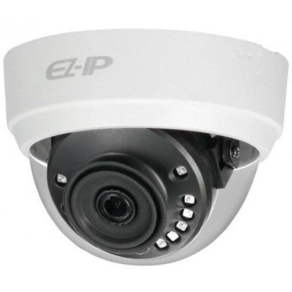 Камера видеонаблюдения Dahua EZ-IPC-D1B20P-0280B (IP, купольная, уличная, 2Мп, 2.8-2.8мм, 1920x1080, 25кадр/с)
