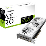 Видеокарта GeForce RTX 4060 2550МГц 8Гб Gigabyte AERO OC (GDDR6, 128бит, 2xHDMI, 2xDP)