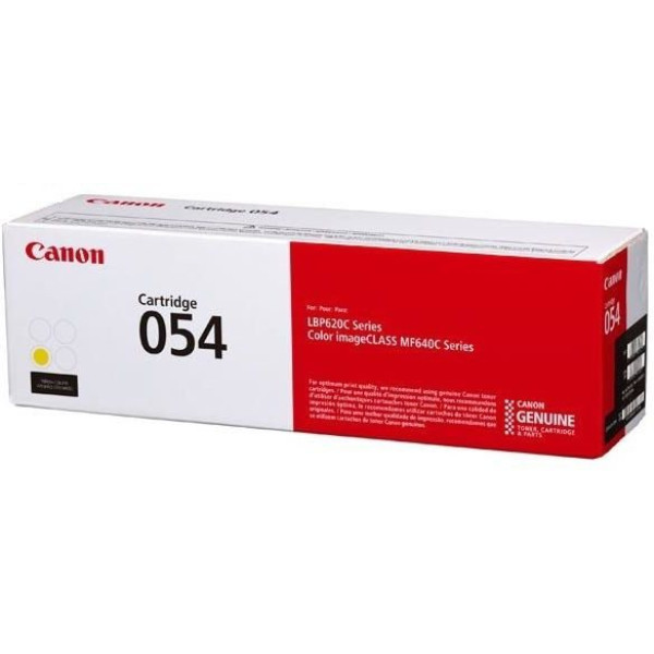 Картридж Canon 054 Y (желтый; 1200стр; MF645Cx, MF643Cdw, MF641Cw, LBP623Cdw, 621Cw)