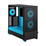 Корпус Fractal Design Pop Air RGB Cyan Core TG Clear Tint (Midi-Tower, 1x120мм)