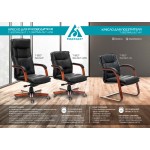 Кресло руководителя Бюрократ T-9927WALNUT-LOW