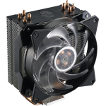 Кулер для процессора Cooler Master MasterAir MA410P (Socket: 1150, 1151, 1151-v2, 1155, 1156, 1200, 1356, 1366, 2011, 2011-3, 2066, AM3, AM3+, AM4, FM1, FM2, FM2+, алюминий+медь, 30дБ, 120x120x25мм, 4-pin PWM)