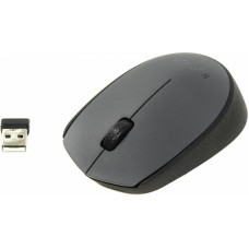 Мышь Logitech M170 Wireless Mouse Black-Grey USB (радиоканал, кнопок 3, 1000dpi) [910-004642]