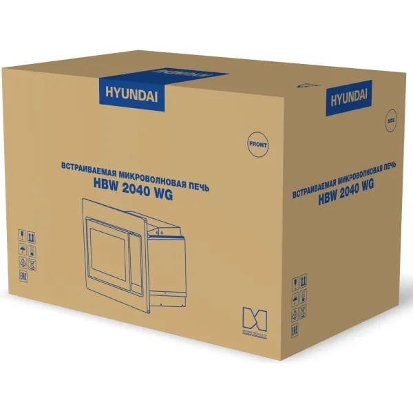Микроволновая печь Hyundai HBW 2040 WG