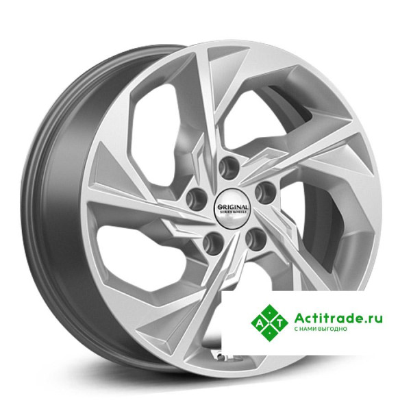 Скад KL-366 R17/7J PCD 5x114,3 ET 45 ЦО 67,1 насыщенный серебристый