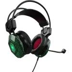 Гарнитура Oklick HS-L500G TOXIC (оголовье, с проводом, полноразмерные, 2 x mini jack 3.5 mm, USB, 380г)