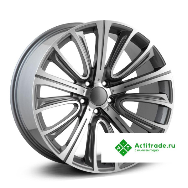 LegeArtis B531 R20/8.5J PCD 5x112 ET 25 ЦО 66,6 антрацитовый с полированной лицевой поверхностью