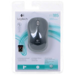 Мышь Logitech Wireless Mouse M185 Grey-Black USB (радиоканал, кнопок 3, 1000dpi)