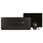 Клавиатура и мышь Sven и KB-C3800W Black USB (радиоканал, классическая мембранная, 104кл, светодиодная, кнопок 6, 1600dpi)