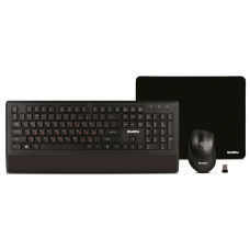 Клавиатура и мышь Sven и KB-C3800W Black USB (радиоканал, классическая мембранная, 104кл, светодиодная, кнопок 6, 1600dpi) [SV-017293]