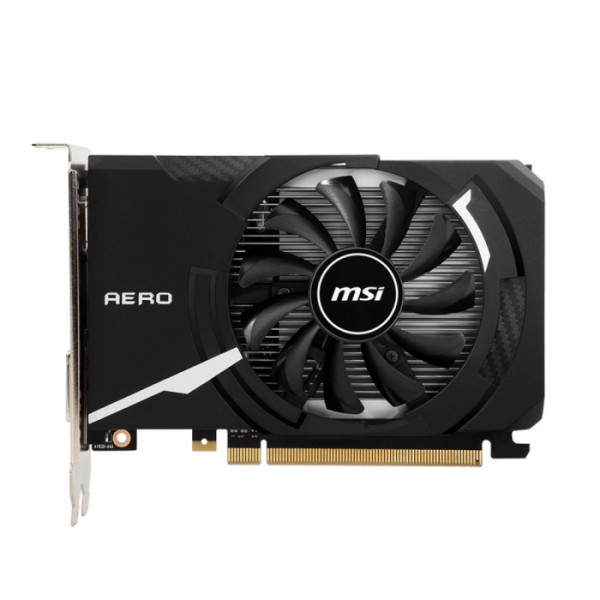 Видеокарта GeForce GT 1030 2100МГц 4Гб MSI AERO ITX OC (DDR4, 64бит, 1xDVI, 1xHDMI)