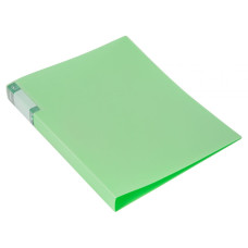 Папка с зажимом Бюрократ Gems GEM07CGRN (зажимов 1, A4, пластик, толщина пластика 0,7мм, карман торцевой с бумажной вставкой, зеленый турмалин) [GEM07CGRN]