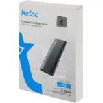 Внешний жесткий диск SSD 2Тб Netac Z SLIM (550/480 Мб/с, USB 3.2 TYPE-C, внешний)
