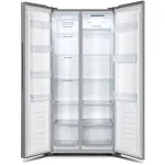 Холодильник Gorenje NRS81714SI (No Frost, A+, 2-камерный, Side by Side, объем 468:274/194л, инверторный компрессор, серый металлик)