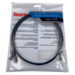 Патч-корд Buro BU-7-1M (RJ-45 (m), RJ-45 (m), алюминий омедненный, 1м, 7, 4пары, STP)