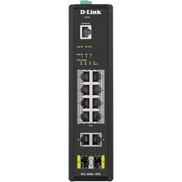 Коммутатор D-Link DIS-200G-12PS