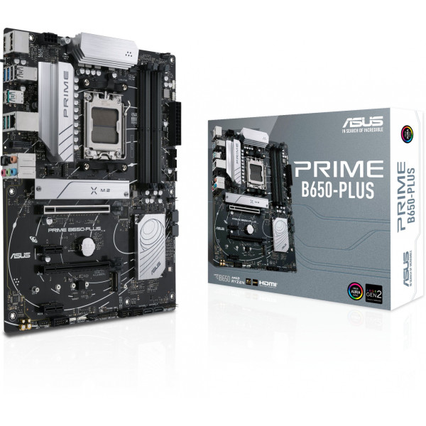 Материнская плата ASUS PRIME B650-PLUS (AM5, AMD B650, xDDR5 DIMM, ATX, RAID SATA: 0,1,10)