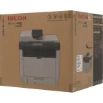 МФУ Ricoh M 320F (лазерная, черно-белая, A4, 256Мб, 32стр/м, 1200x1200dpi, авт.дуплекс, 35'000стр в мес, RJ-45, USB)