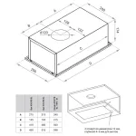 Вытяжка Weissgauff Box 450 PB BL