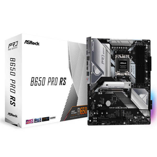 Материнская плата ASRock B650 PRO RS (AM5, AMD B650, xDDR5 DIMM, ATX, RAID SATA: 0,1,10)