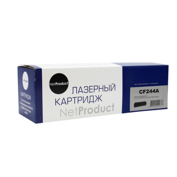 Тонер-картридж NetProduct N-CF244A (оригинальный номер: CF244A; 1000стр; LJ Pro M15, M15a, Pro MFP M28a, M28w)